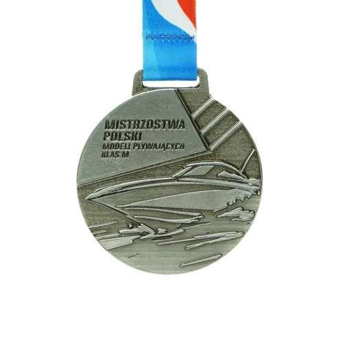 Medaille aus ZNAL-Guss mit Goldgalvanisierung — Sportauszeichnung nach Maß