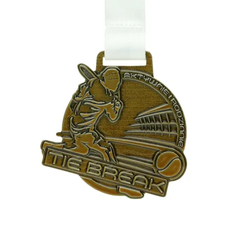 Gussmedaille mit Silbergalvanisierung — Auszeichnung für Laufteilnehmer