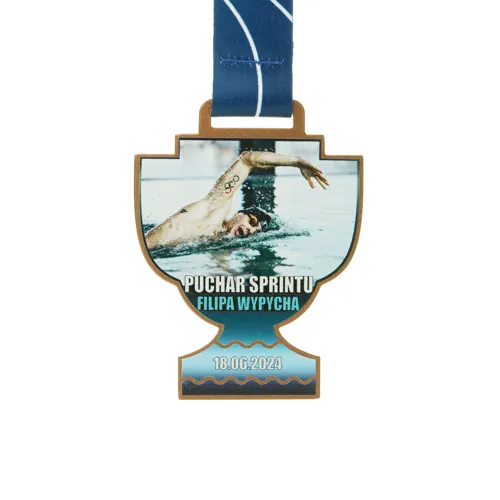 Stahlmedaille mit Lasergravur — langlebige Trophäe für Sportwettkämpfe