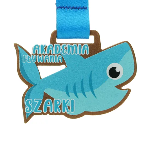 Aus Stahlblech geschnittene Medaille — durchbrochenes Muster nach individuellem Design