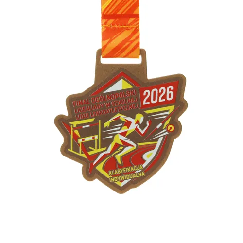 Sportmedaille aus Stahl — präziser Laserschnitt und personalisierte Gravur